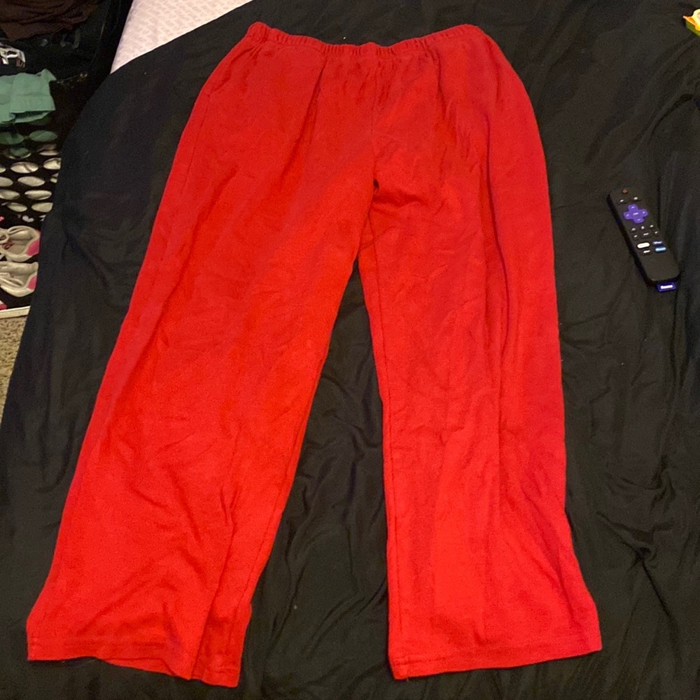 Red Sweatpants